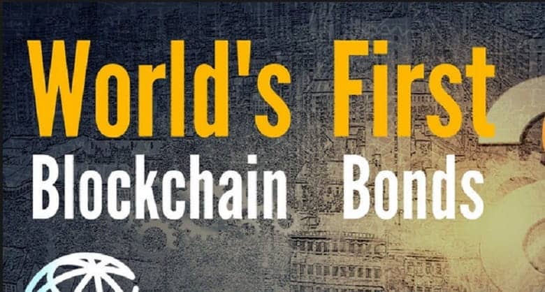 World First Blockchain Bond