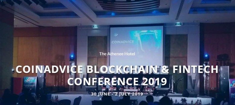 CoinAdvice Blockchain & Fintech Conference Will Take Place from 30th June to 2nd July 2019 in Thailand CoinAdvice Blockchain and Fintech Conference