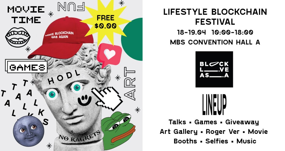 The World’s First Blockchain Lifestyle Festival, Block Live Asia, Debuts in Singapore on April 18 and 19 Block Live Asia