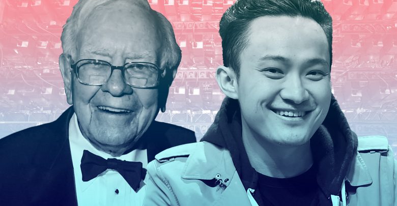 Justin Sun and Warren Buffett