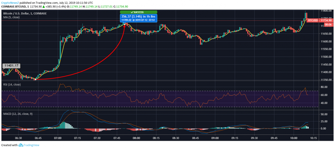 BTC Holds Above Support, Consolidates Near $11k