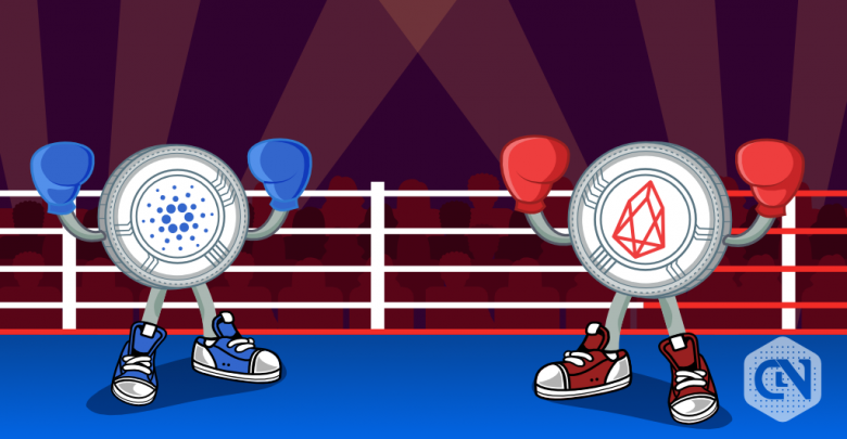 Cardano Vs EOS: Cardano (ADA) Slips To $0.076 While EOS Also Declines To Trade At $5.82 Cardano and EOS