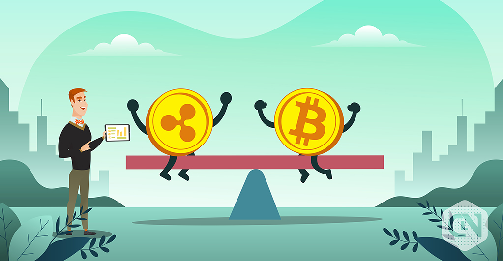 Bitcoin Vs Ripple Btc And Xrp Share Almost Similar Price Trend In - 