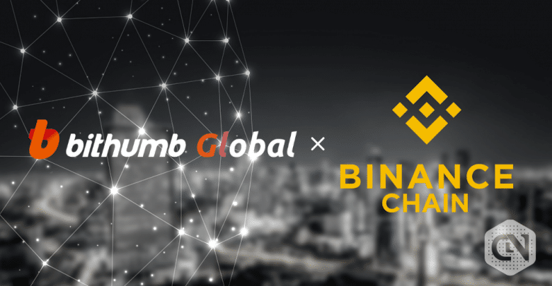 Binance Chain Acquires Support From Bithumb Global Binance Chain and BithumbGlobal
