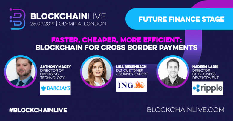 Blockchain Live Returns to London Olympia, 25th September 2019 Blockchain-Live