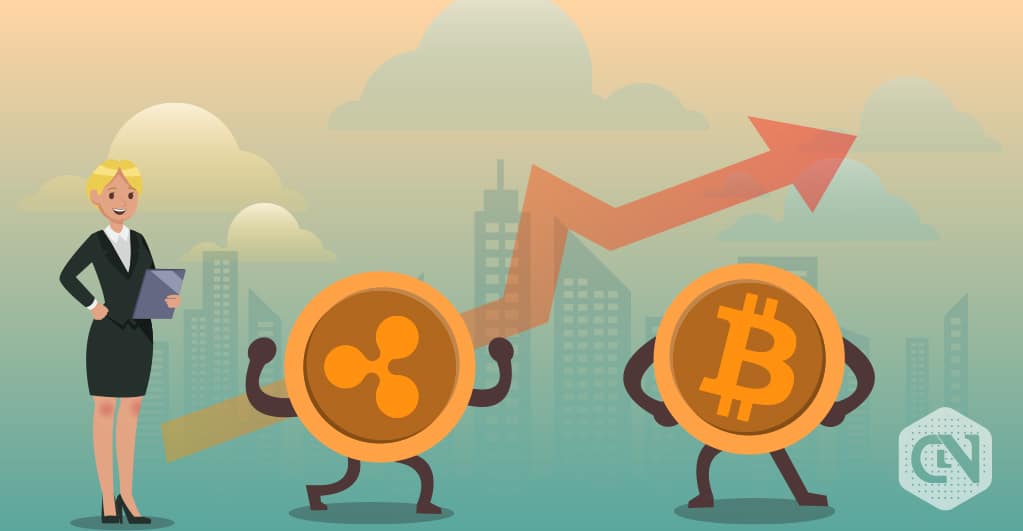 Bitcoin Vs Ripple Btc Touched Its First Resistance But Ripple S - 