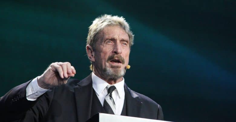 John McAfee Backs Privacy Feature of Cryptocurrencies