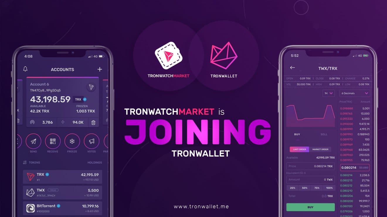 TRONWatch Market is ready to join TRON Wallet CryptoNewsZ