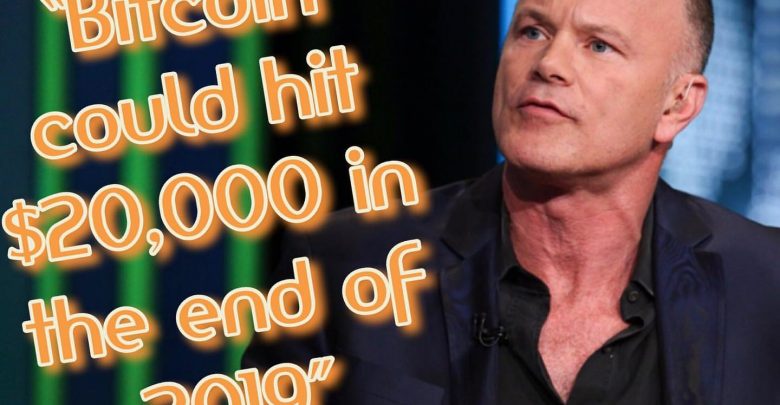 Michael Novogratz Predicts Bitcoin (BTC) Will Reclaim Its $20K Value In 2019 Michael Novogratz
