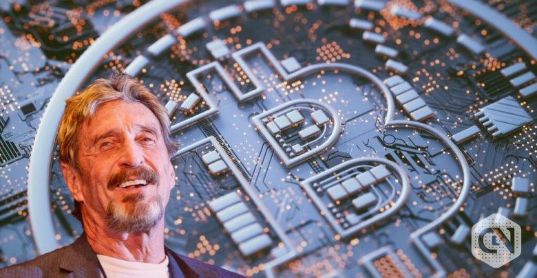 John McAfee Supports Peter Brandt 50,000 USD Bitcoin Prediction