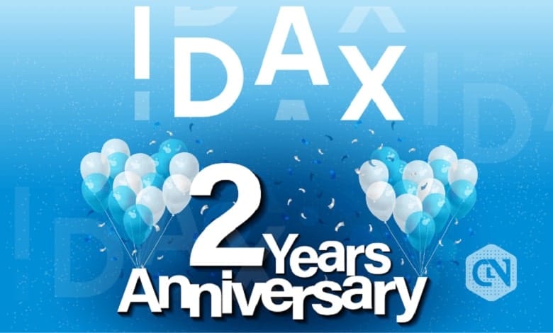 IDAX Celebrates Its 2nd Anniversary by Offering Benefits With $1,000,000 Giveaway IDAX Celebrates Its 2nd Anniversary