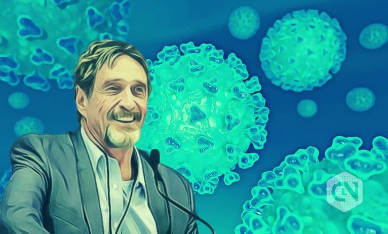 John McAfee Says Coronavirus Could Be a Conspiracy by World Superpowers John McAfee Says Coronavirus