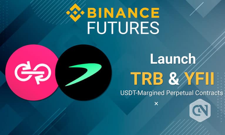 Binance Futures to Launch TRB/USDT and YFII/USDT Margin Trading