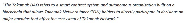 Tokamak DAO Governance Launched Paving the Way for a Decentralized Future Tokamak DAO Beta