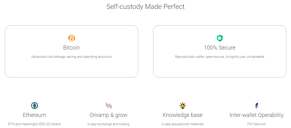 Đánh giá Mycelium Wallet - Các tính năng của Mycelium Wallet
