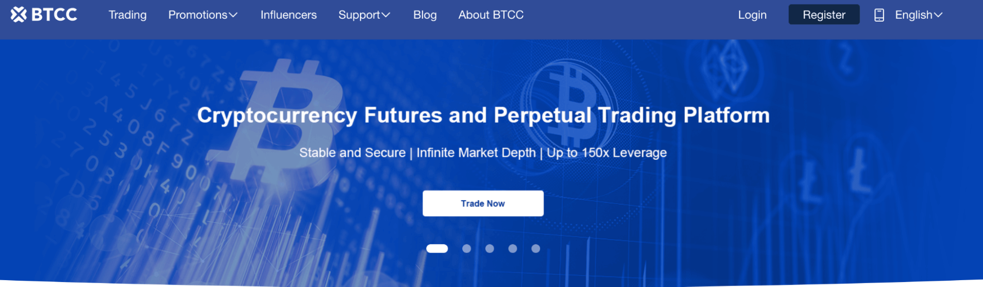 BTCC Review 2022- Platform Interface