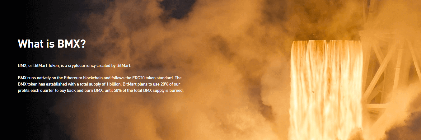 BitMart – Details on BMX Tokens