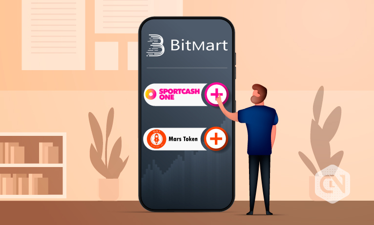 BitMart Lists Official Mars Token and Sportcash One (SCONEX) BitMart Lists Official Mars Token and Sportcash One (SCONEX)