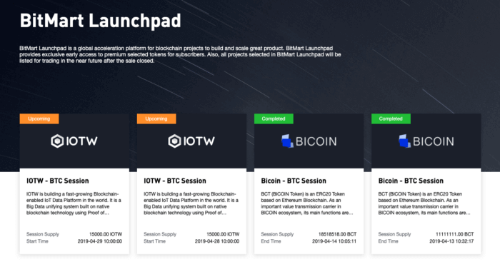 BitMart – BitMart Launchpad