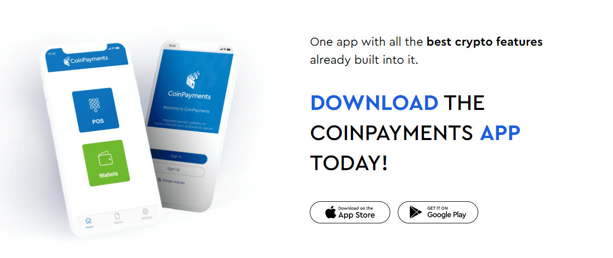 Đánh giá CoinPayments - Ứng dụng di động CoinPayments