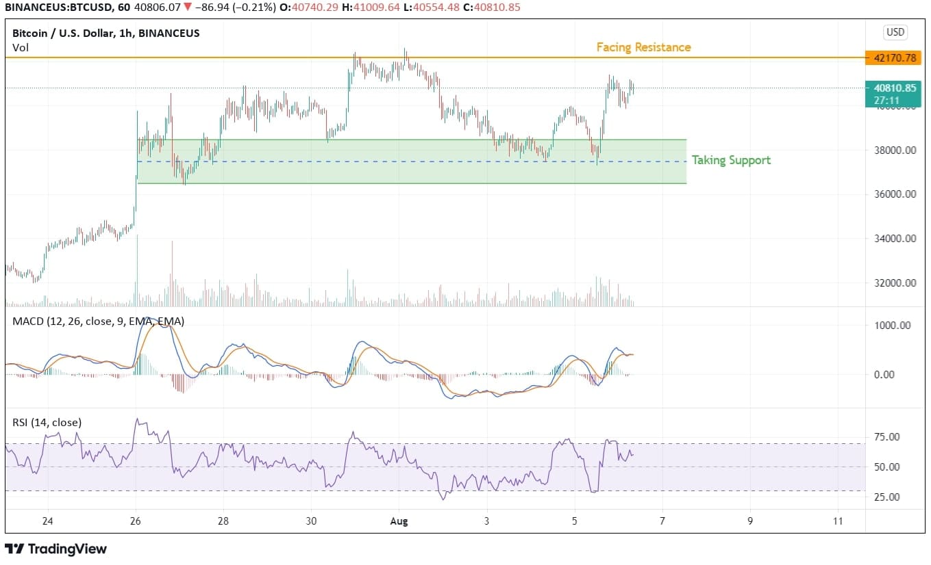 Bitcoin Price Analysis Chart