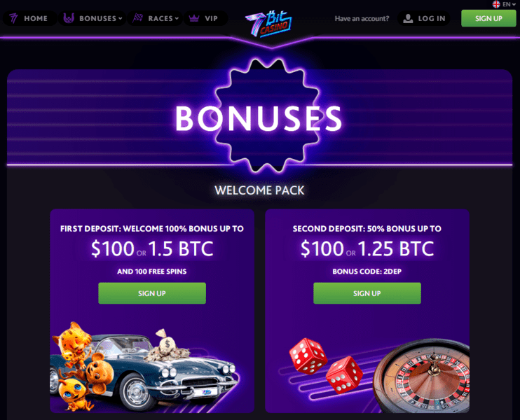 7BitCasino Bonuses 7BitCasino Bonuses