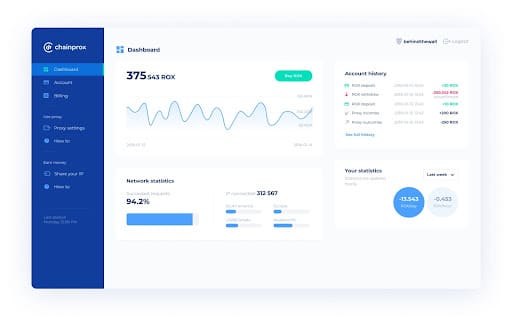 Chainprox - Earning Passive Income by Sharing Internet Connection Rewards Mechanism