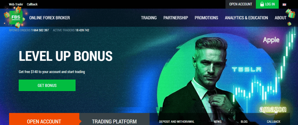 FBS - One of the Legal Forex Brokers in India