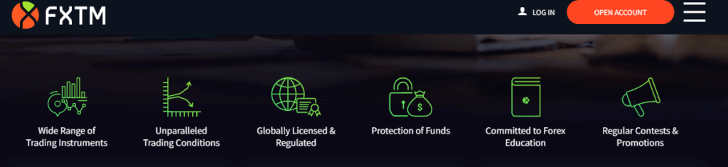 Features of FXTM