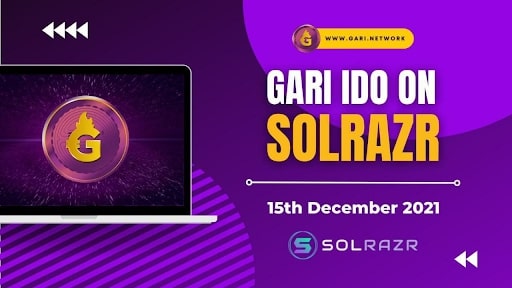 The Biggest IDO to Go Live with $GARI on Solana-Based Launchpad SolRazr The Biggest IDO to Go Live with $GARI on Solana-Based Launchpad SolRazr