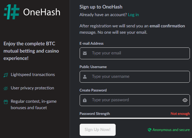 OneHash review - Sign Up Process