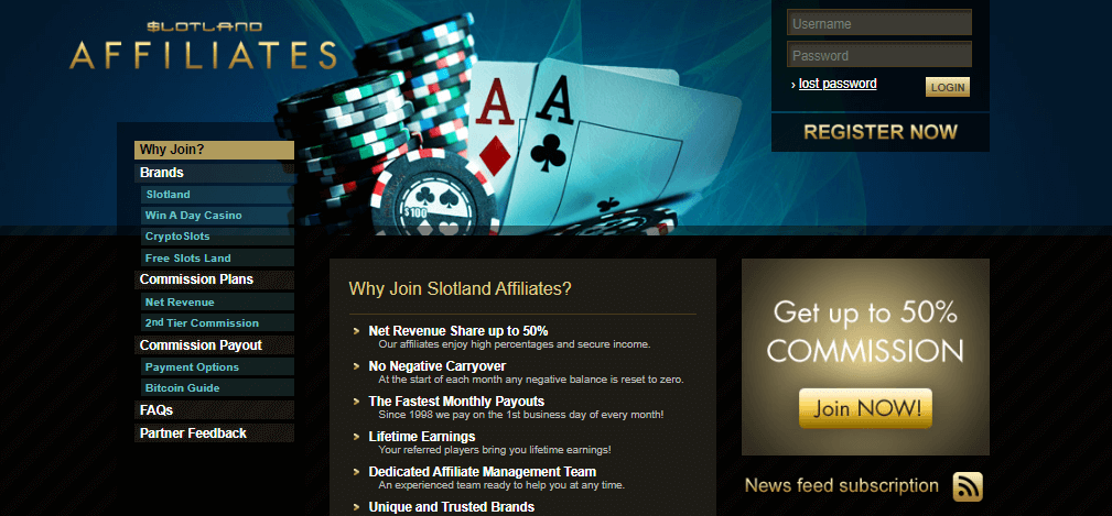 CryptoSlots Casino Affiliate Program