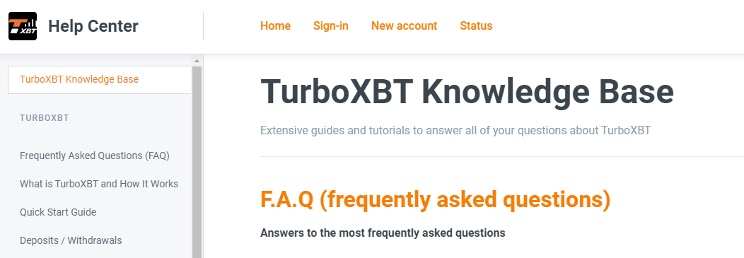 TurboXBT Customer Support