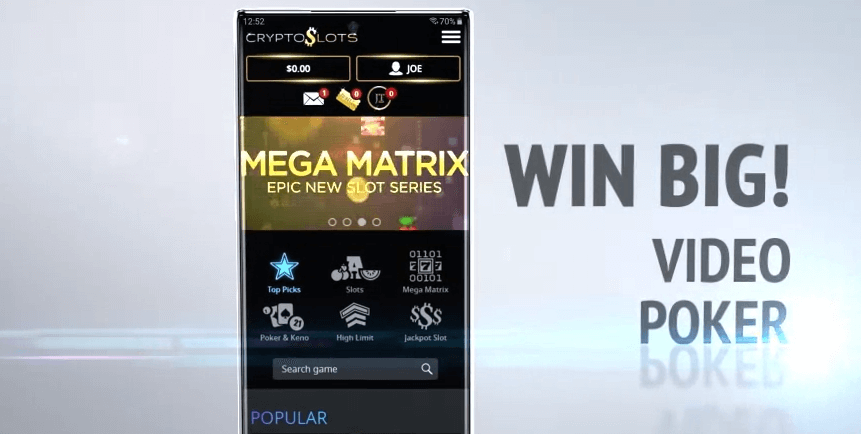 Win Big with CryptoSlots Casino