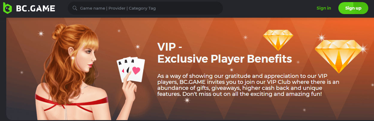 BC.Game VIP Club Benefits