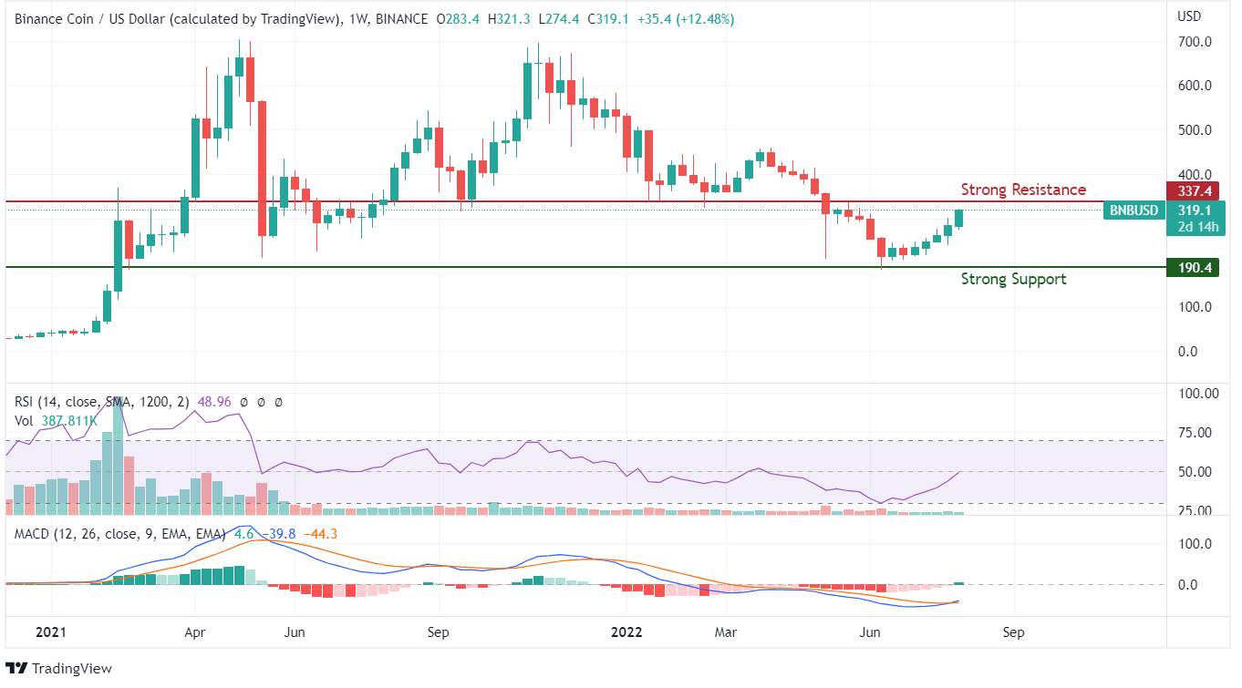 BNB PRICE ANALYSIS