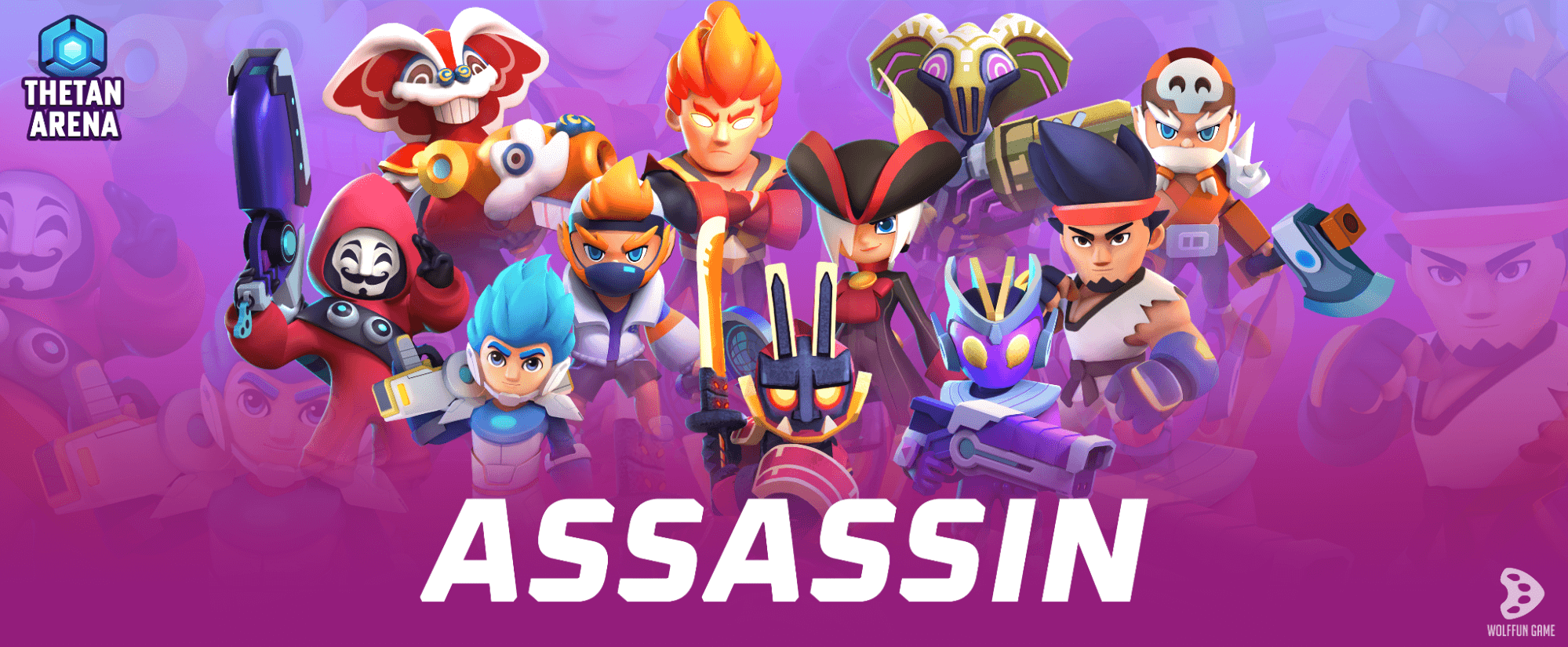 Thetan Arena Assassin Heroes
