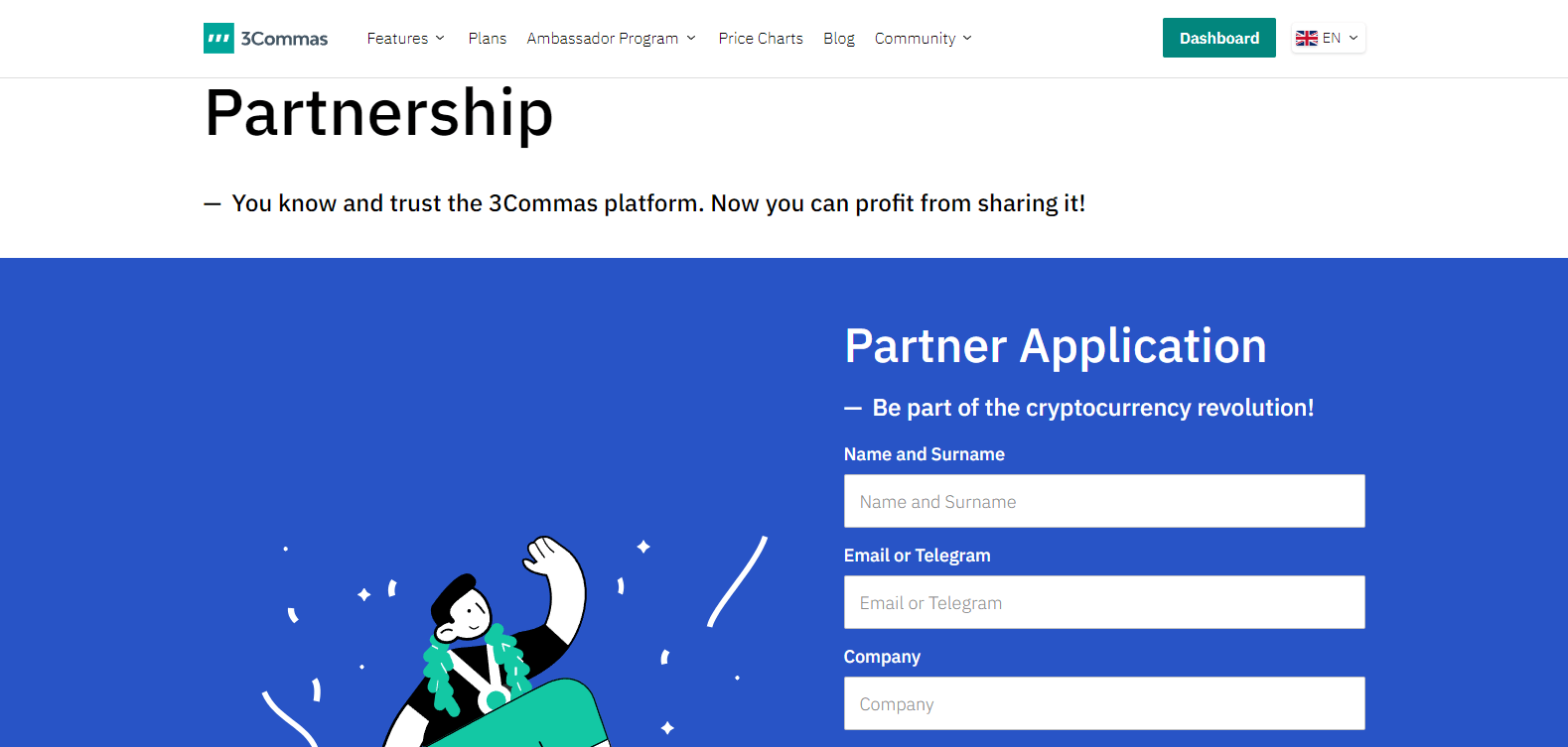 3commas Ambassador Program
