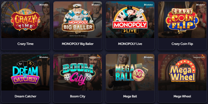 Juegos de casino en vivo de Vavada
