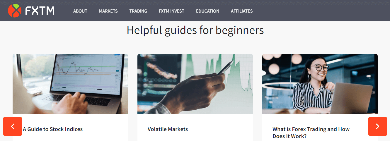 FXTM Helpful Guides for Beginners