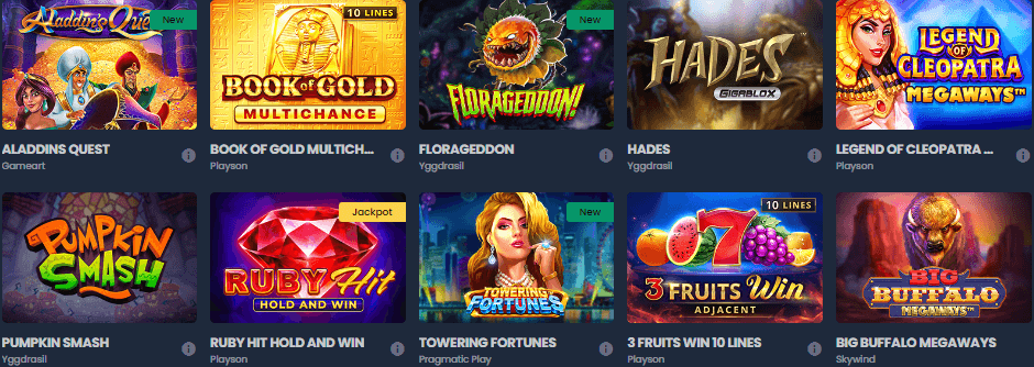 Kryptosino Casino Games