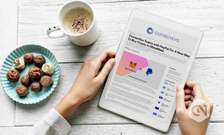 ConsenSys partners with PayPal & eases the purchase of Ethereum in MetaMask ConsenSys partners with PayPal & eases the purchase of Ethereum in MetaMask