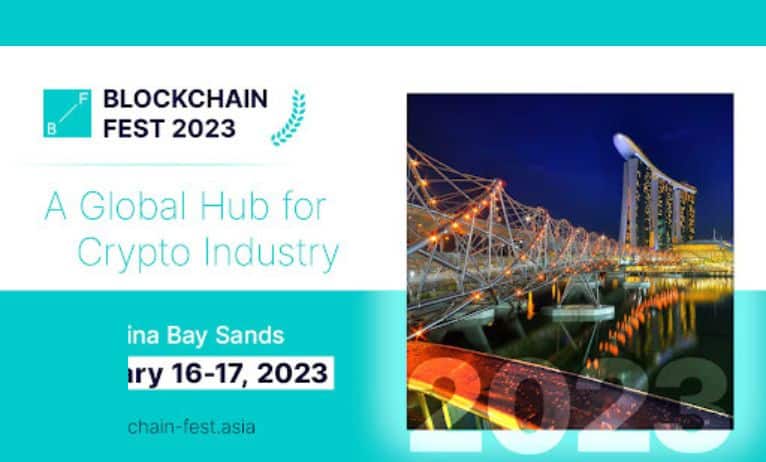 Blockchain Fest Singapore 2023: A Gathering of Thought Leaders in the Blockchain Industry FINEXPO announces Blockchain Fest Singapore 2023