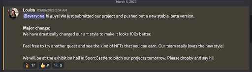 On Final Day, Team Puts an Update on QuestGPT On Final Day, Team Puts an Update on QuestGPT