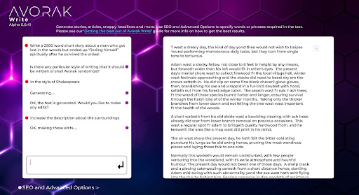 Avorak AI Write