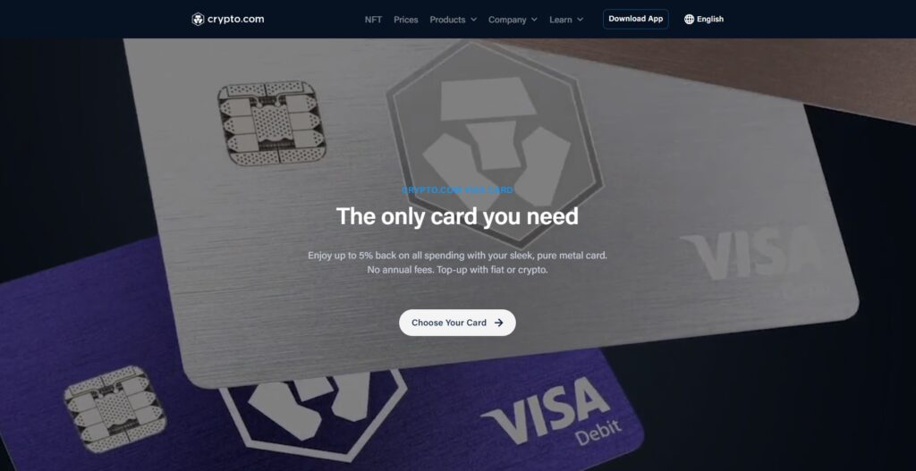 Crypto.com Metal Visa Card