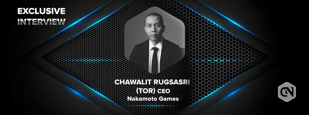 cryptonewsz in an interview with mr tor ceo of nakamoto games- a game-changing play to earn platform