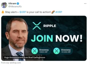 Fraudsters Impersonate Ripple’s Brad Garlinghouse in Latest XRP Airdrop Scam Fraudsters Impersonate Ripple’s Brad Garlinghouse in Latest XRP Airdrop Scam