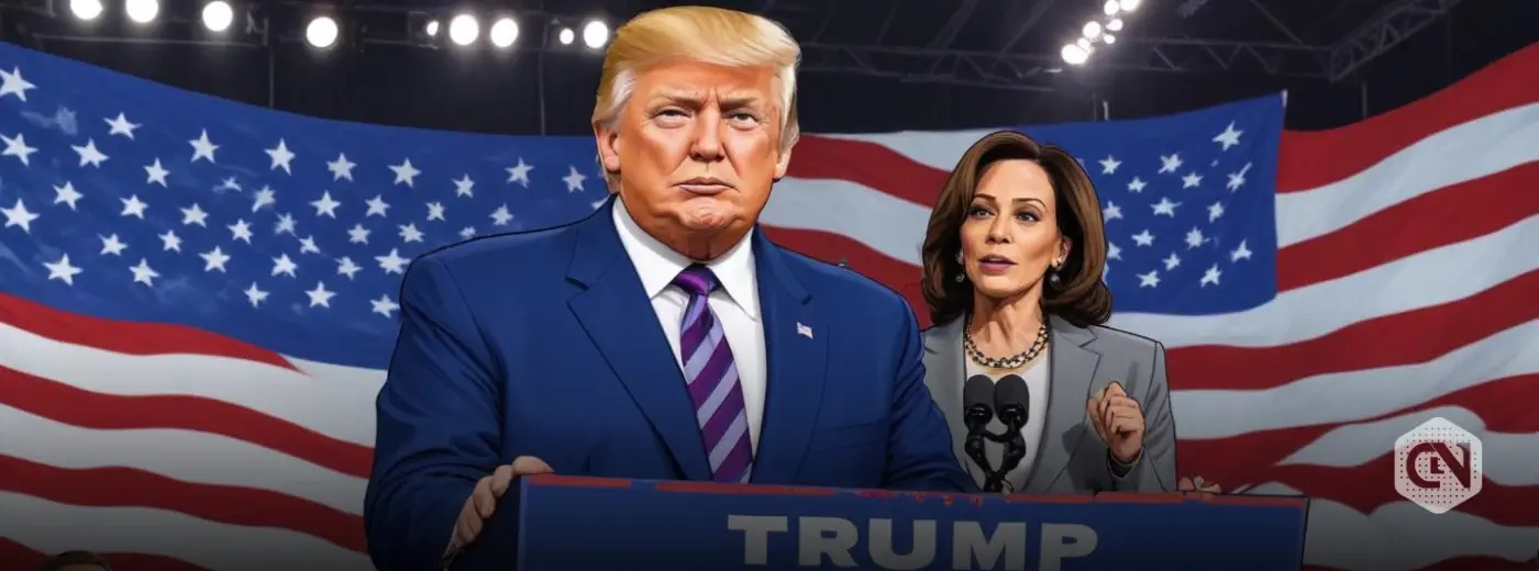 Polymarket Odds: Trump 53% vs Harris 46% with 2 Months to U.S. Elections
