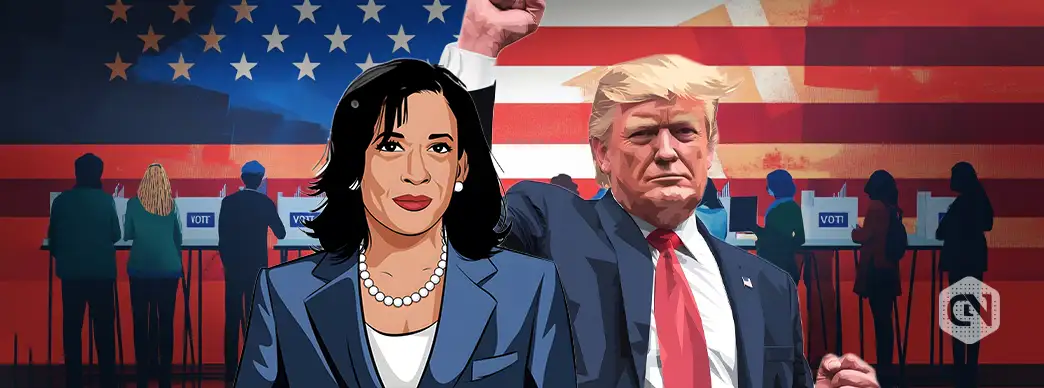 Polymarket: Donald Trump and Kamala Harris’ Chances of Winning Are Tied at 50%